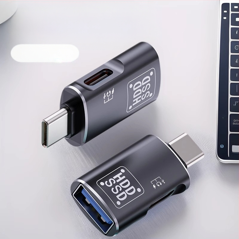 Tinka „Apple“ mobiliųjų telefonų adapteriui, iš kurio galima jungti C tipo USB ir du viename, PD15W įkrovimo ir duomenų perdavimo adapteriui.