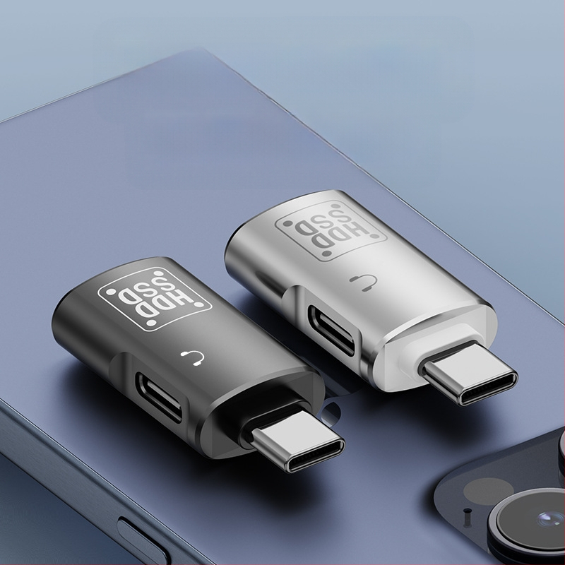 Tinka „Apple“ mobiliųjų telefonų adapteriui, iš kurio galima jungti C tipo USB ir du viename, PD15W įkrovimo ir duomenų perdavimo adapteriui.