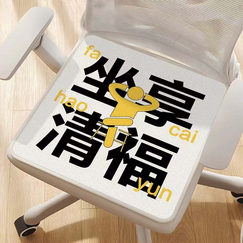 Four Seasons libisemiskindel padi suvine kontoritool istuv hingav jahe toolipadi õpilase tabureti pingipadi ühes tükis