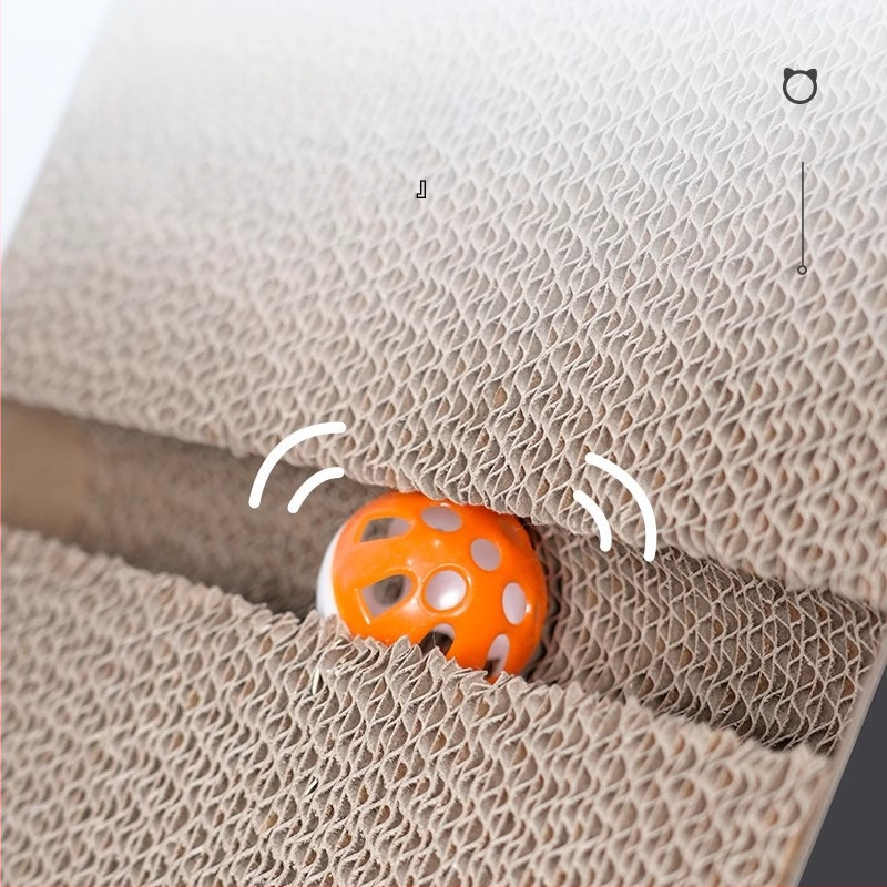 Kačių draskymo lenta, atspari dilimui, nesiskleidanti, atspari įbrėžimams, gofruotas popierius, apsauganti nuo kačių draskymo, katės apsauga, vertikali katės nagų lenta, nagų šlifuoklis