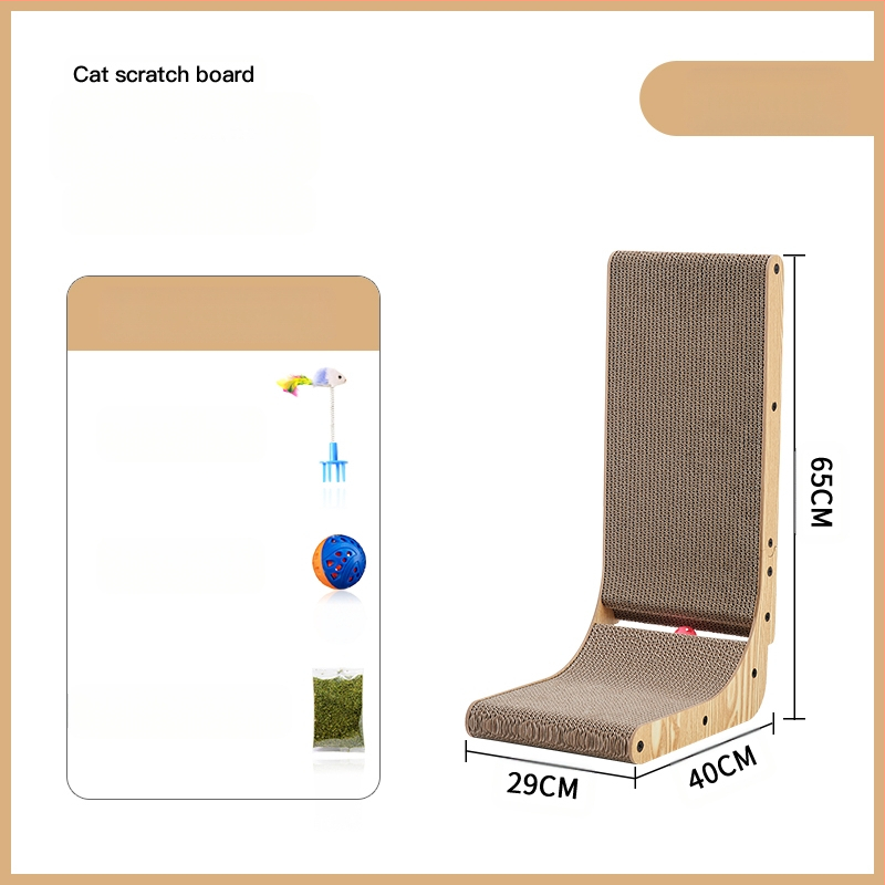 Kačių draskymo lenta, atspari dilimui, nesiskleidanti, atspari įbrėžimams, gofruotas popierius, apsauganti nuo kačių draskymo, katės apsauga, vertikali katės nagų lenta, nagų šlifuoklis