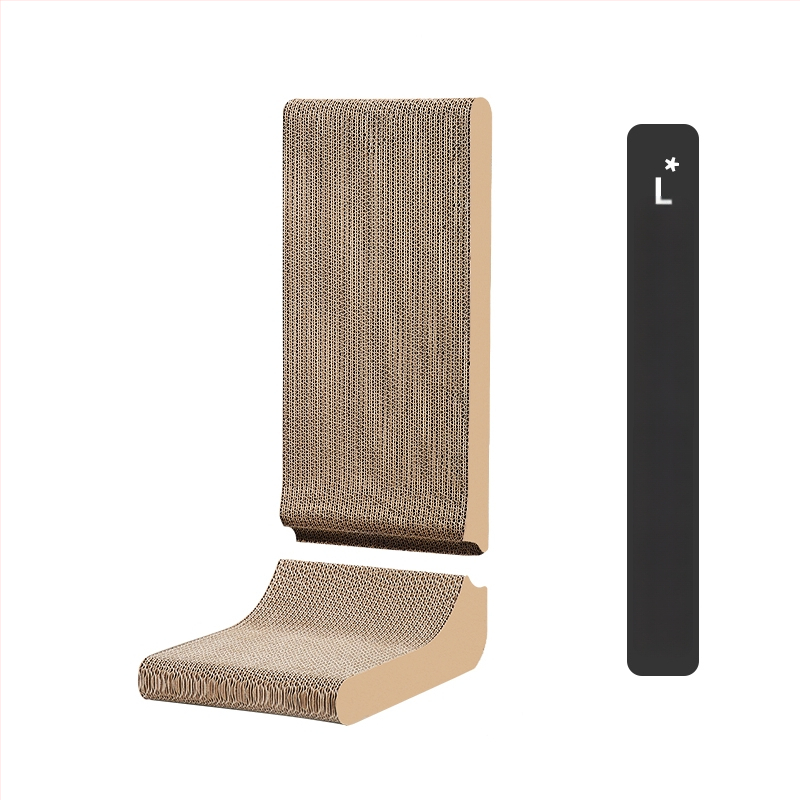 Kačių draskymo lenta, atspari dilimui, nesiskleidanti, atspari įbrėžimams, gofruotas popierius, apsauganti nuo kačių draskymo, katės apsauga, vertikali katės nagų lenta, nagų šlifuoklis