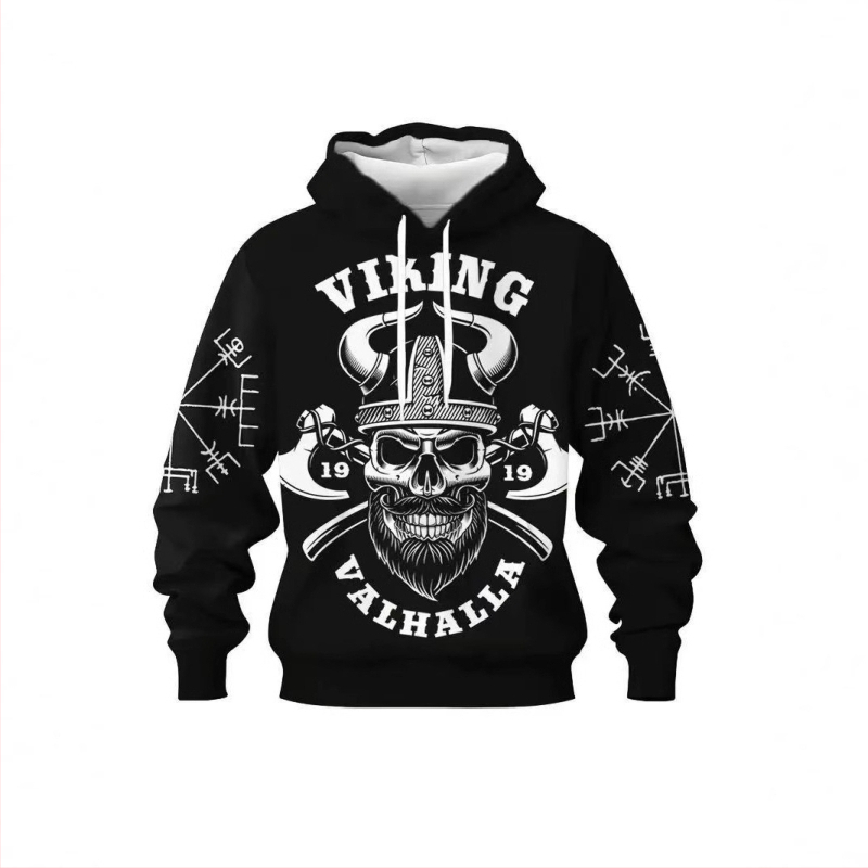 2025. aasta uus meeste 3D-mustriga trükitud vabaaja kapuutsiga dressipluus