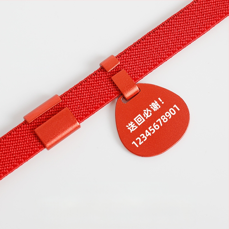 Macskanyakörv fulladásgátlóval, veszteséggátló macskamárkával, rugalmas, könnyű biztonsági macskanyakörv cicacímkézéshez