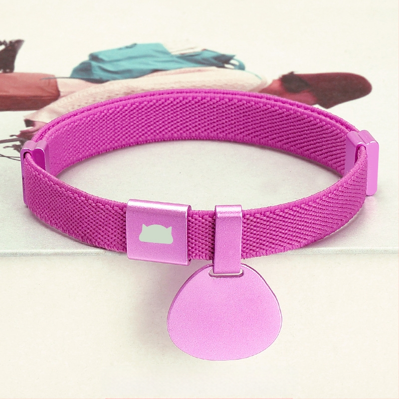 Macskanyakörv fulladásgátlóval, veszteséggátló macskamárkával, rugalmas, könnyű biztonsági macskanyakörv cicacímkézéshez