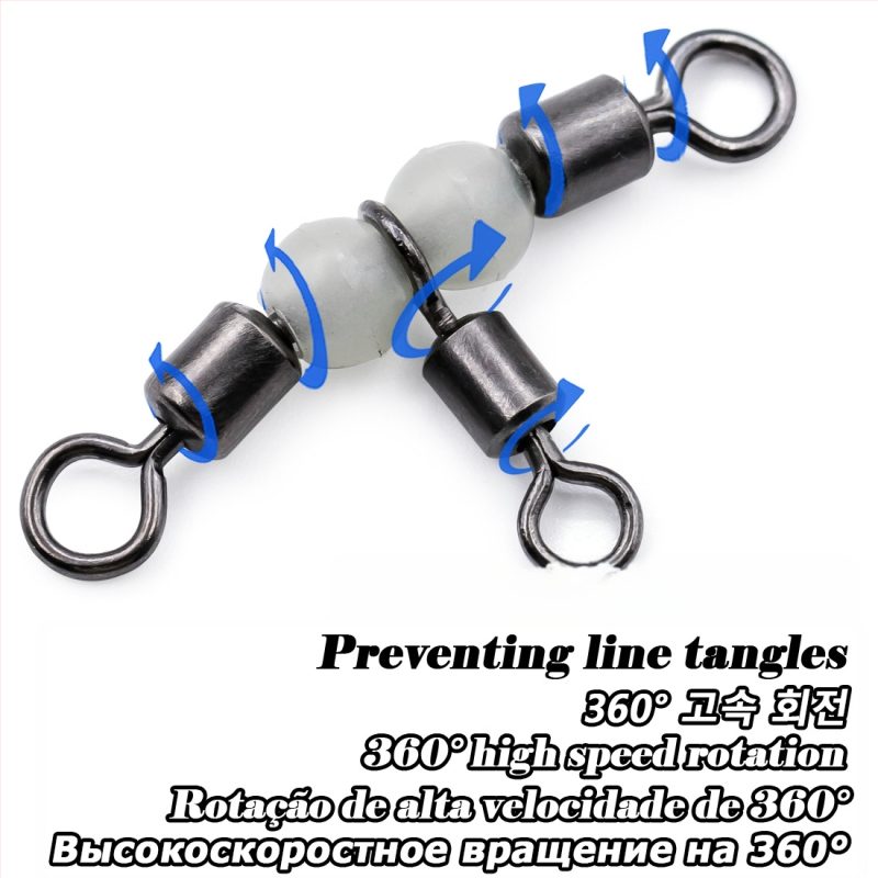 Öine kalapüük Ameerika kolmiknärvi helendav pöördevastane pealiini alamliini mähisega T-riba helendav helmes 8-rõngaga hargnemisühendus