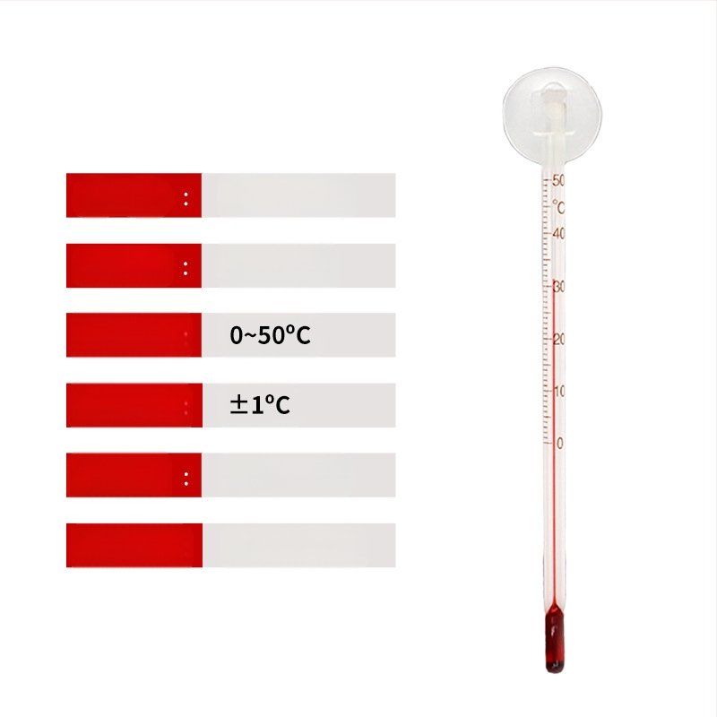Akvariumo termometras, didelio tikslumo vandens temperatūros siurbimo puodelio vandens termometras, tropinių žuvų vėžlių akvariumo plaukiojantis termometras
