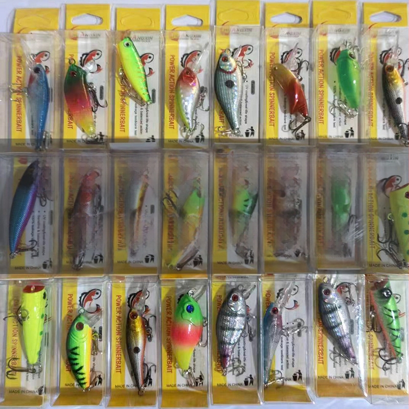 Didmeninė prekyba kietomis žuvimis, mažomis 3–6 cm Minopalua netikru masalu, tolimojo investavimo stiliaus, derančios spalvos.