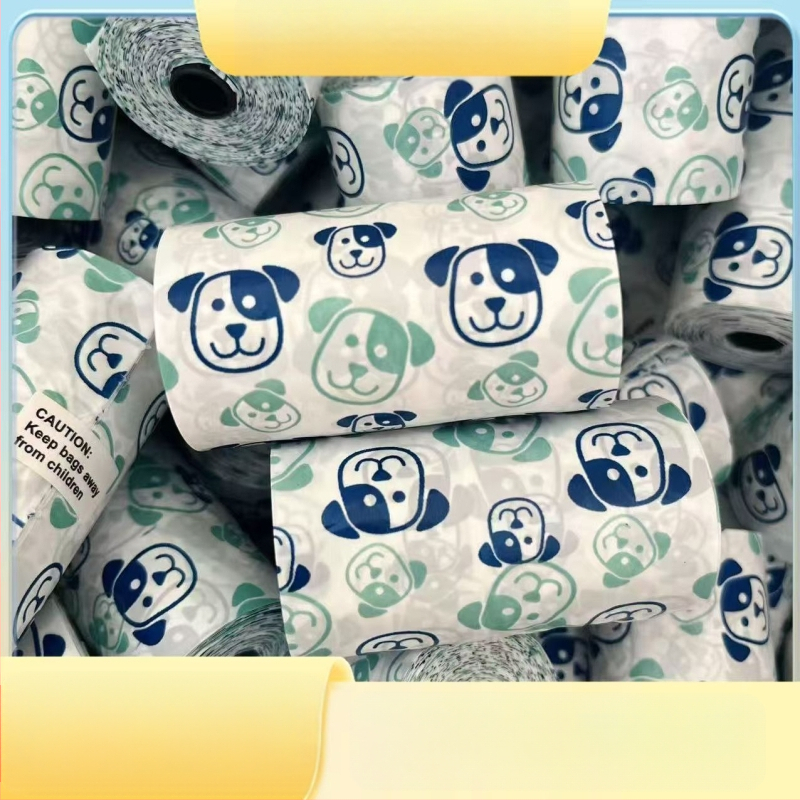 Sutirštintas šunų išmatų rinkimo maišelis su kvapu Sutirštintas skaidomas mielas šunų išmatų rinkimo maišelis Maišelis kakutėms rinkti Maišelis kakutėms rinkti