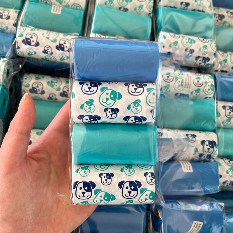 Sutirštintas šunų išmatų rinkimo maišelis su kvapu Sutirštintas skaidomas mielas šunų išmatų rinkimo maišelis Maišelis kakutėms rinkti Maišelis kakutėms rinkti