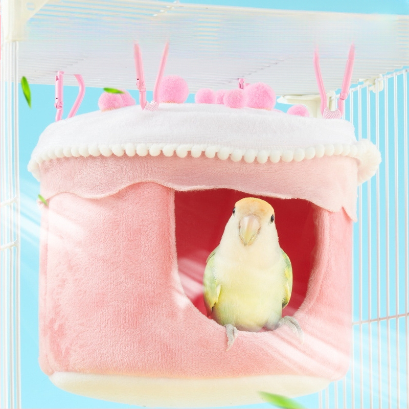 Yee papagoikoogist linnupuuvillast pesa, talvine tiigrinahast pojengist, Xuanfengi soe magamispesa, võrkkiik, rippuv linnupesa, eritarvikud