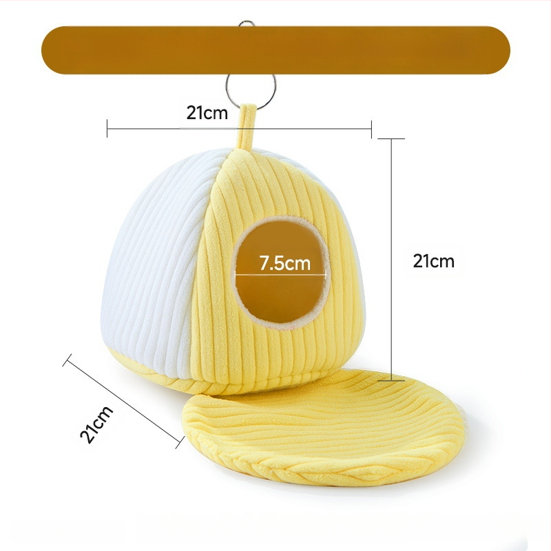 Yee papagoikoogist linnupuuvillast pesa, talvine tiigrinahast pojengist, Xuanfengi soe magamispesa, võrkkiik, rippuv linnupesa, eritarvikud