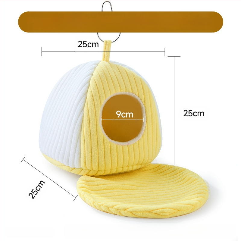 Yee papagoikoogist linnupuuvillast pesa, talvine tiigrinahast pojengist, Xuanfengi soe magamispesa, võrkkiik, rippuv linnupesa, eritarvikud