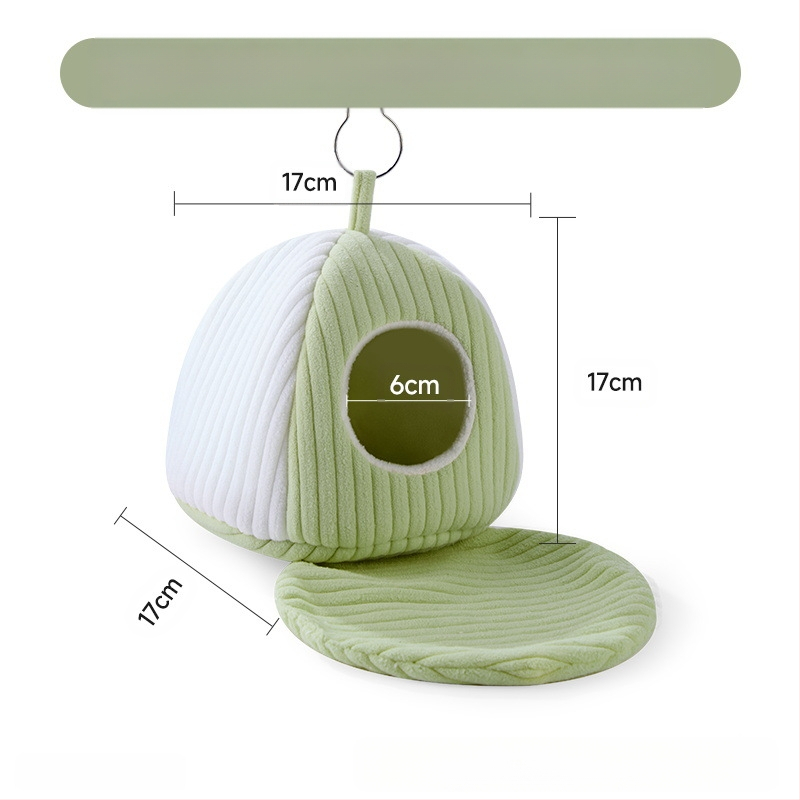 Yee papagoikoogist linnupuuvillast pesa, talvine tiigrinahast pojengist, Xuanfengi soe magamispesa, võrkkiik, rippuv linnupesa, eritarvikud