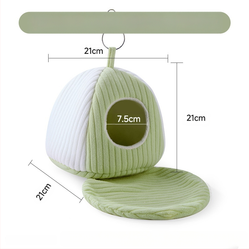 Yee papagoikoogist linnupuuvillast pesa, talvine tiigrinahast pojengist, Xuanfengi soe magamispesa, võrkkiik, rippuv linnupesa, eritarvikud