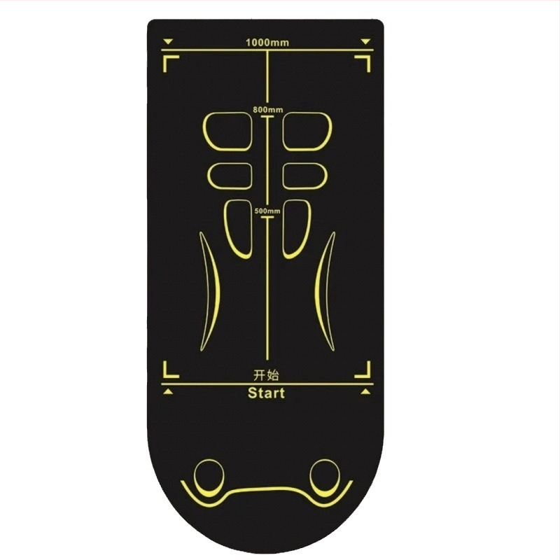 Fitness meeste paksendatud kõhulihaste ratta suurus libisemisvastane šokk kõhulihaste ratta helikindel põrandamatt