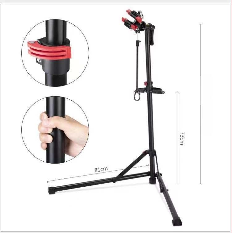 Kerékpár szénacél javítóállvány javítóasztal kiállítóasztal hegyi kerékpár javítóállvány vázjavító állvány