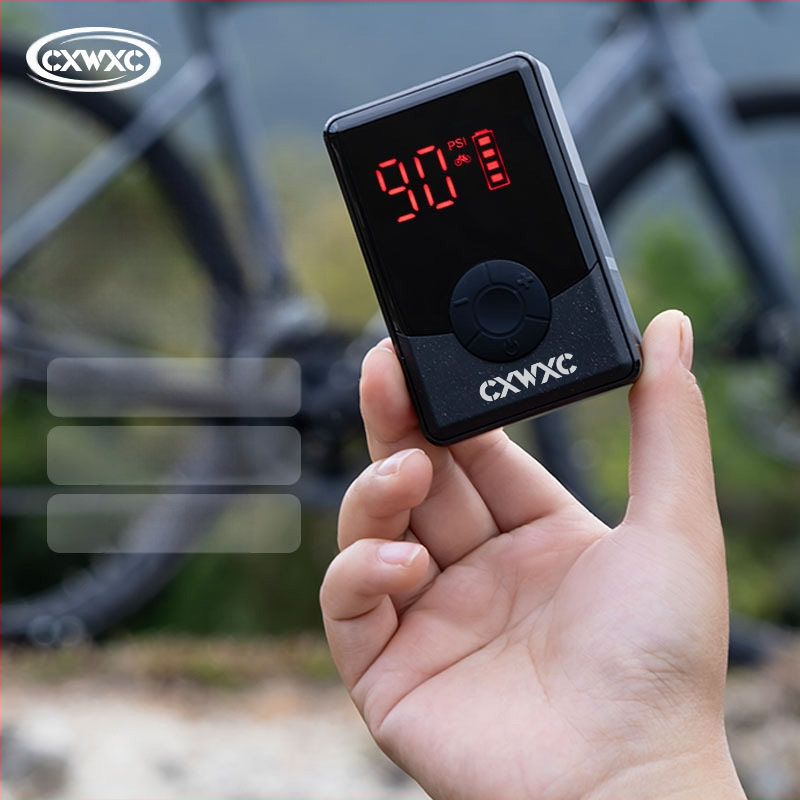 Cxwxc kalnu ceļa velosipēdu sūknis elektriskais piepūtes sūknis augstspiediena pārnēsājams mini digitālais displeja gaisa sūknis