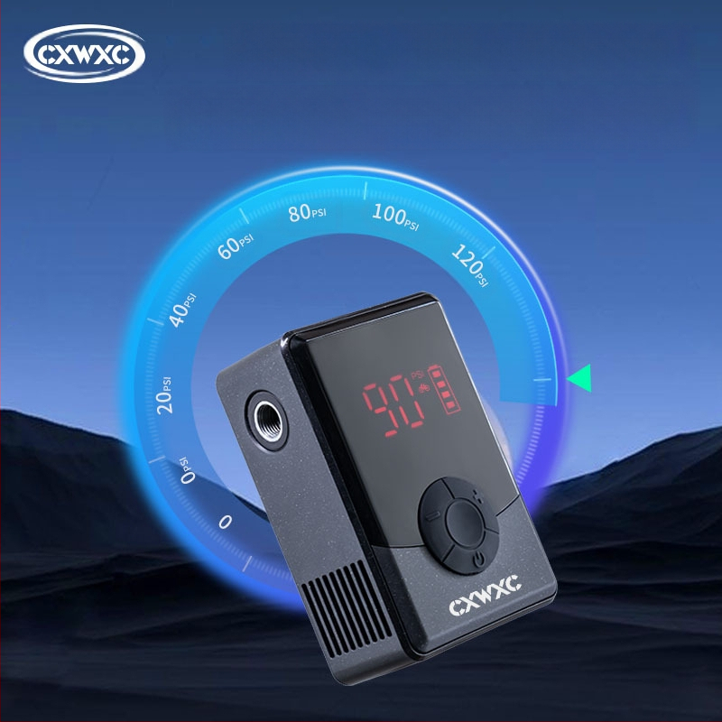 Cxwxc kalnu ceļa velosipēdu sūknis elektriskais piepūtes sūknis augstspiediena pārnēsājams mini digitālais displeja gaisa sūknis
