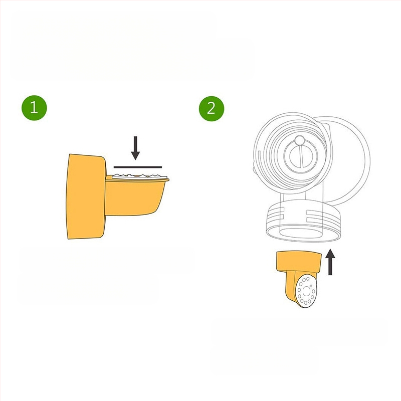 Tinka „Medela“ apsauginio vožtuvo plėvelės kostiumui, šilko „Rime and Rime“ krūties pompos priedams, geltonam vožtuvui, mažai baltai tabletei