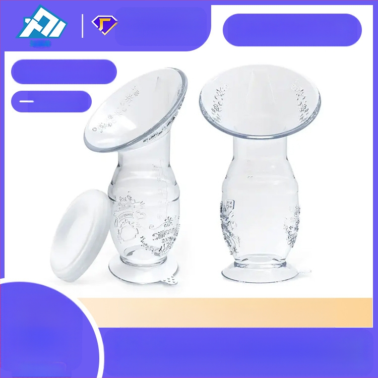 „Spot 90ml“ silikoninis krūties pompa, krūties pieno surinktuvas, rankinis krūties pompos melžimo įtaisas, pogimdyminiai reikmenys su siurbtuku