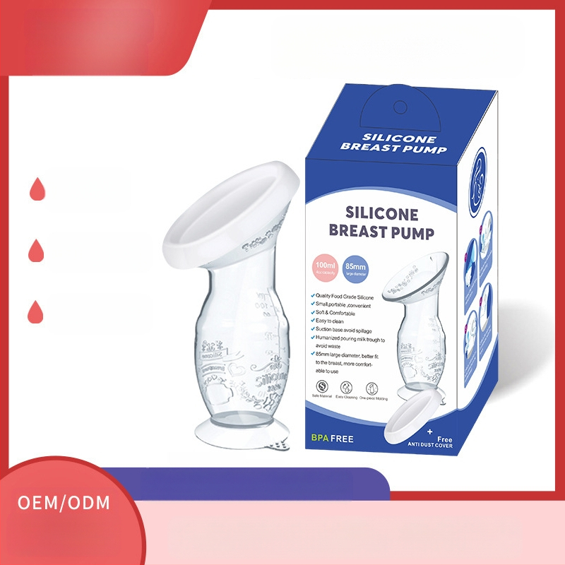 Spot 90ml silikona krūts pumpis krūts piena savācējs manuāls krūts pumpis slaukšanas ierīce pēcdzemdību piederumi ar piesūcekni