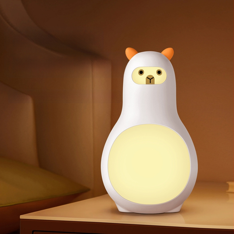 „Meng Chong“ baltojo triukšmo miego prietaisas, miego pagalba, naktinė lemputė, išmanioji laiko nustatymo baltojo triukšmo mašina, nepriklausoma kontrolė, šilta naktinė lemputė