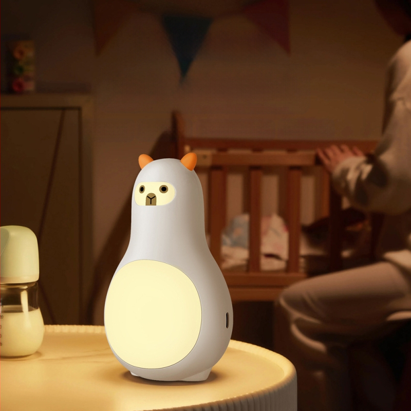 „Meng Chong“ baltojo triukšmo miego prietaisas, miego pagalba, naktinė lemputė, išmanioji laiko nustatymo baltojo triukšmo mašina, nepriklausoma kontrolė, šilta naktinė lemputė