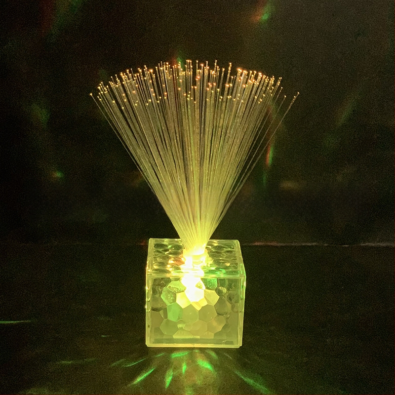 LED žvaigždėtas kvadratinis šviesolaidinis šviesos naktinis šviesos blyksnis spalvinga spalva miegamasis romantiška atmosfera krištolinis žvaigždėtas dangus