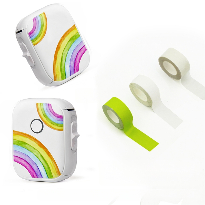 Εκτυπωτής οικιακών ετικετών P12 συνεχούς χαρτιού, θερμική μηχανή ετικετών, αυτοκόλλητη, φορητή, μίνι, φορητή,