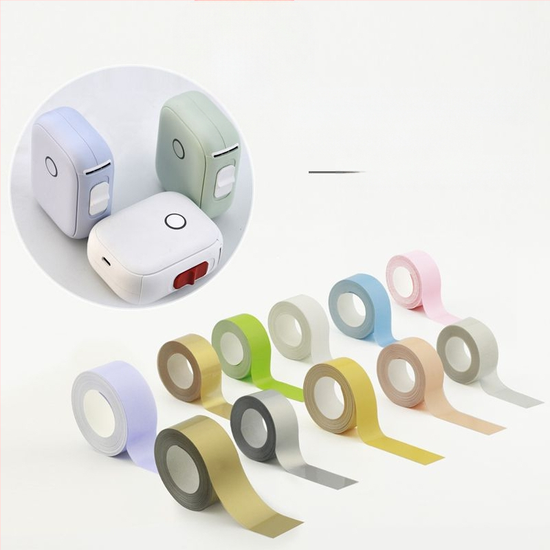 Εκτυπωτής οικιακών ετικετών P12 συνεχούς χαρτιού, θερμική μηχανή ετικετών, αυτοκόλλητη, φορητή, μίνι, φορητή,