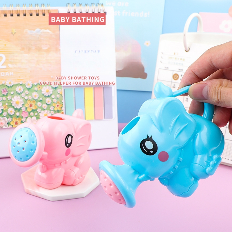 Mazā ziloņa dušas vannas rotaļlieta bērniem Bērnu laistīšanas pudele Vannas aerosols Šampūna krūze Ūdens spēle Ziloņa duša