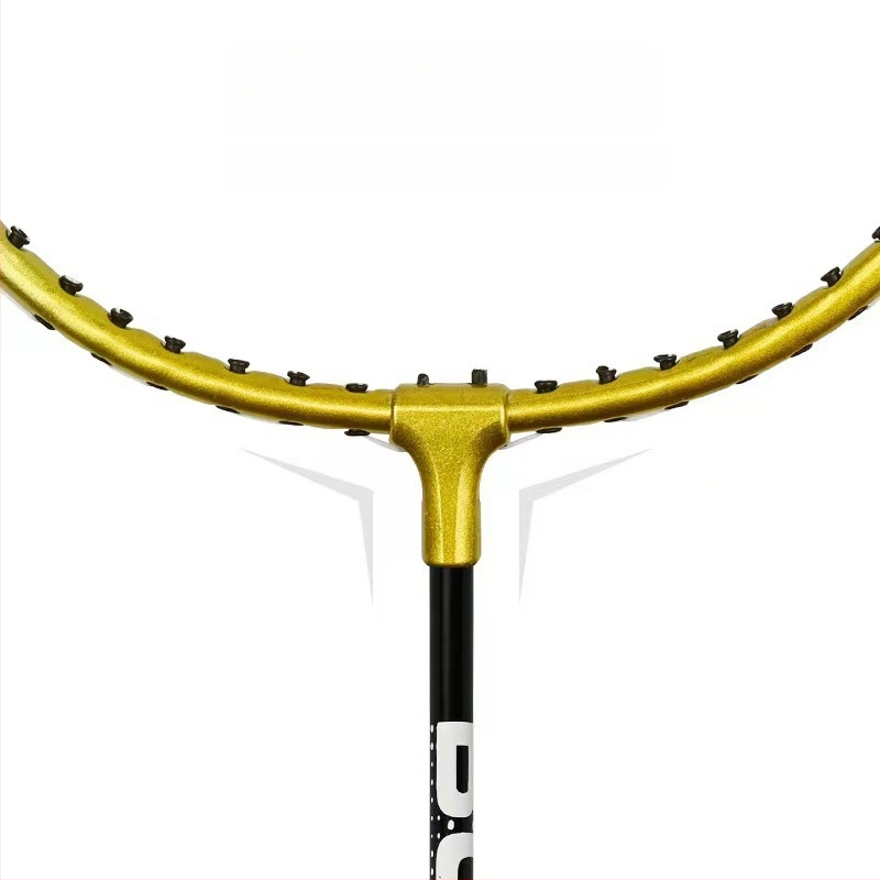 Sprogimai sandėlyje suaugusiųjų badmintono raketė studentams pradedantiesiems, treniruotėms, ferolydinio padalinta raketė, plaukų karta