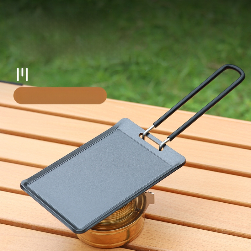 Välisseinte ristkülikukujuline mittenakkuv grillplaat Korea stiilis üliväike teppanyaki grillplaat kaasaskantav steikpann