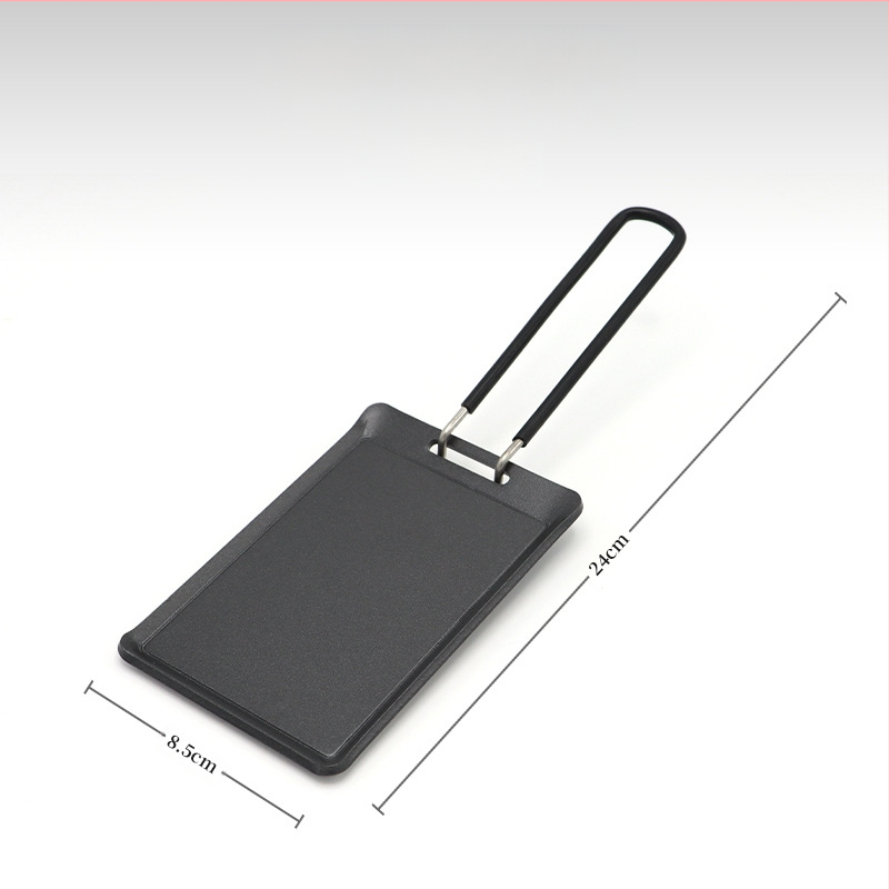 Välisseinte ristkülikukujuline mittenakkuv grillplaat Korea stiilis üliväike teppanyaki grillplaat kaasaskantav steikpann