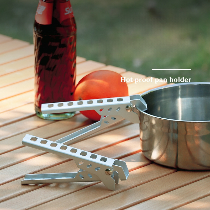 Välispikniku põletusvastane potiklamber lauanõude tarvikute jaoks grillklamber alumiiniumsulamist mikrolaineahju toiduklambri hoiustamine