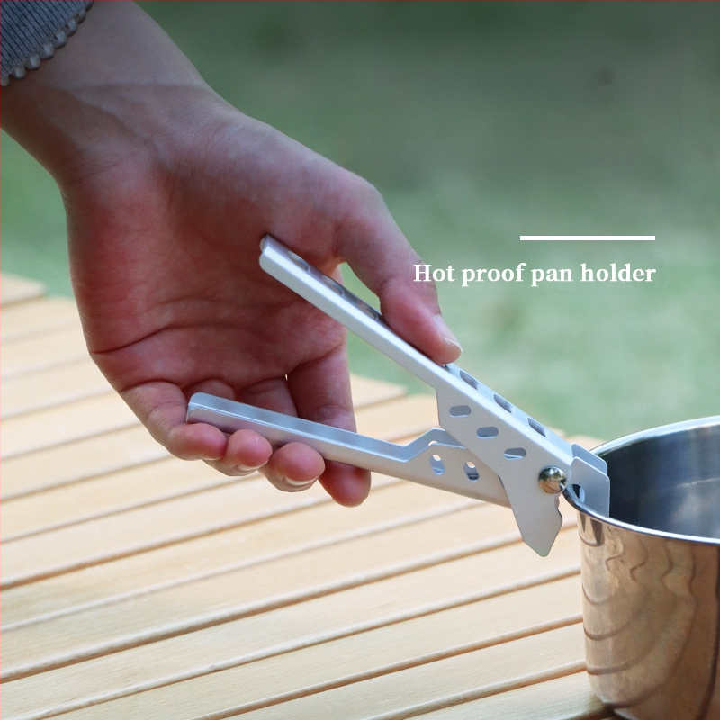 Välispikniku põletusvastane potiklamber lauanõude tarvikute jaoks grillklamber alumiiniumsulamist mikrolaineahju toiduklambri hoiustamine