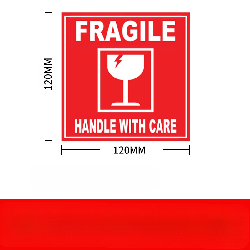 Habraste toodete silt habras hiina ja inglise keeles hoiatussilt kaetud paberist ekspresslogistika pakendi habras silt