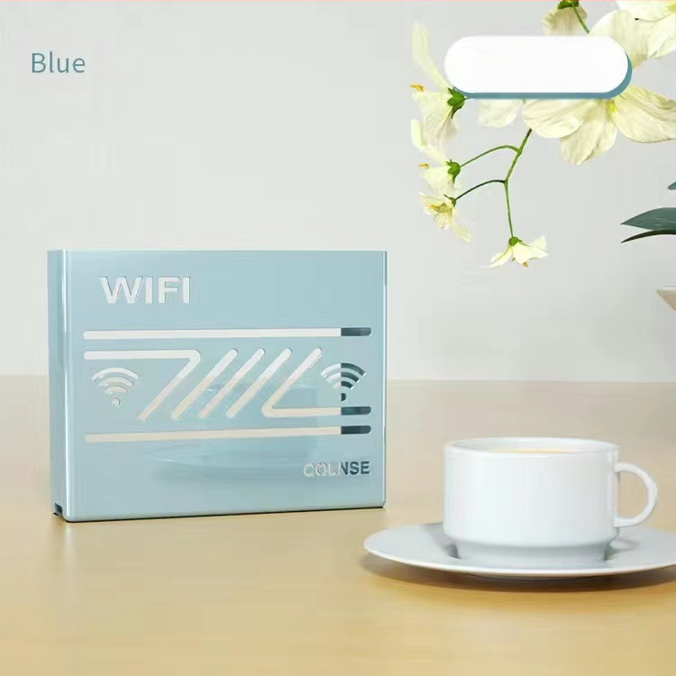 Pie sienas stiprināma uzglabāšanas kaste bezvadu wifi TV dekoderis maršrutētāja plaukts necaurduroša uzglabāšanas kaste pie sienas stiprināma