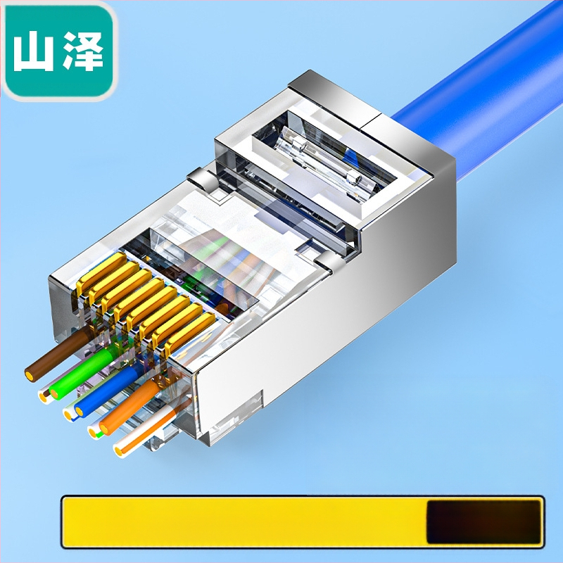 Yamazawa PCKT6100 клас 6 екранирана перфорирана мрежова кристална глава гигабитов супер клас 5 PCKT530/5100