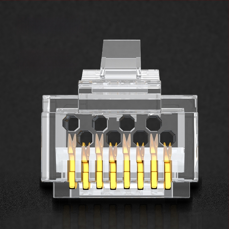 Yamazawa PCKT6100 клас 6 екранирана перфорирана мрежова кристална глава гигабитов супер клас 5 PCKT530/5100