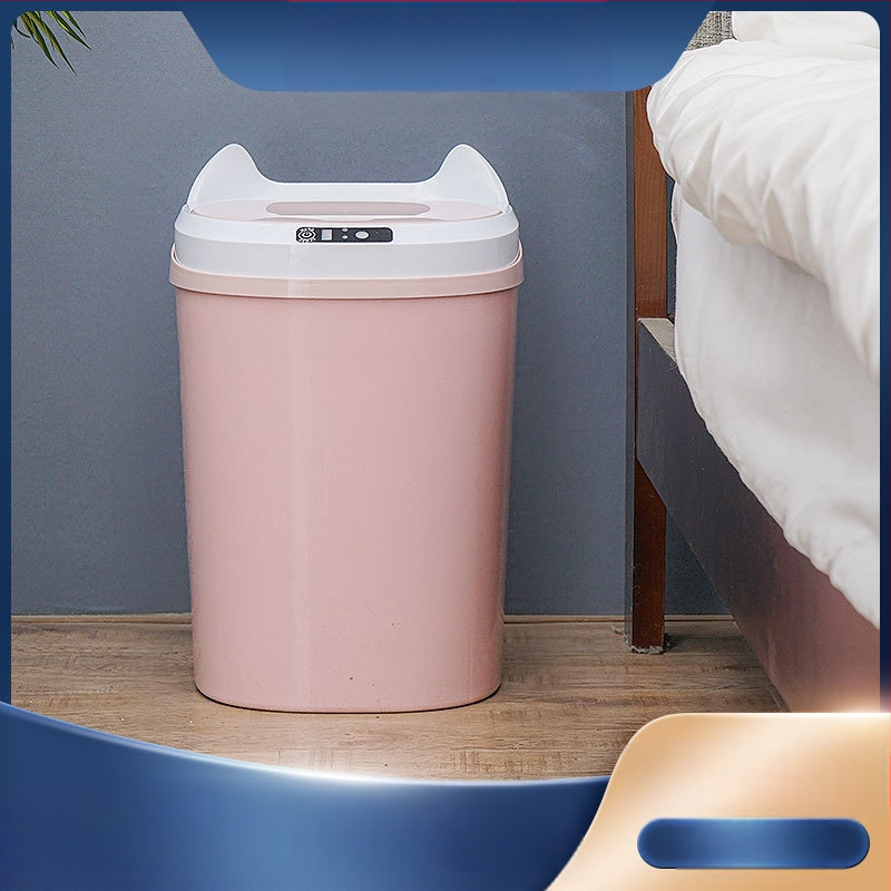 Rūpnīcas tiešās piegādes uzlādējama viedā indukcijas atkritumu tvertne automātiska mājsaimniecības zema trokšņa radoša jauka LOGO