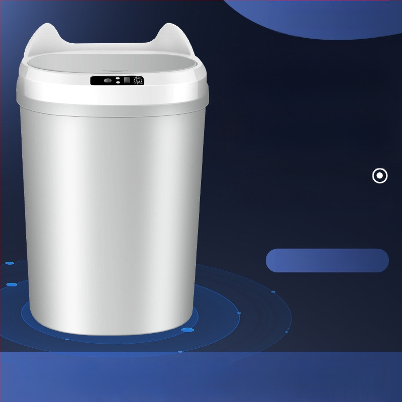 Rūpnīcas tiešās piegādes uzlādējama viedā indukcijas atkritumu tvertne automātiska mājsaimniecības zema trokšņa radoša jauka LOGO