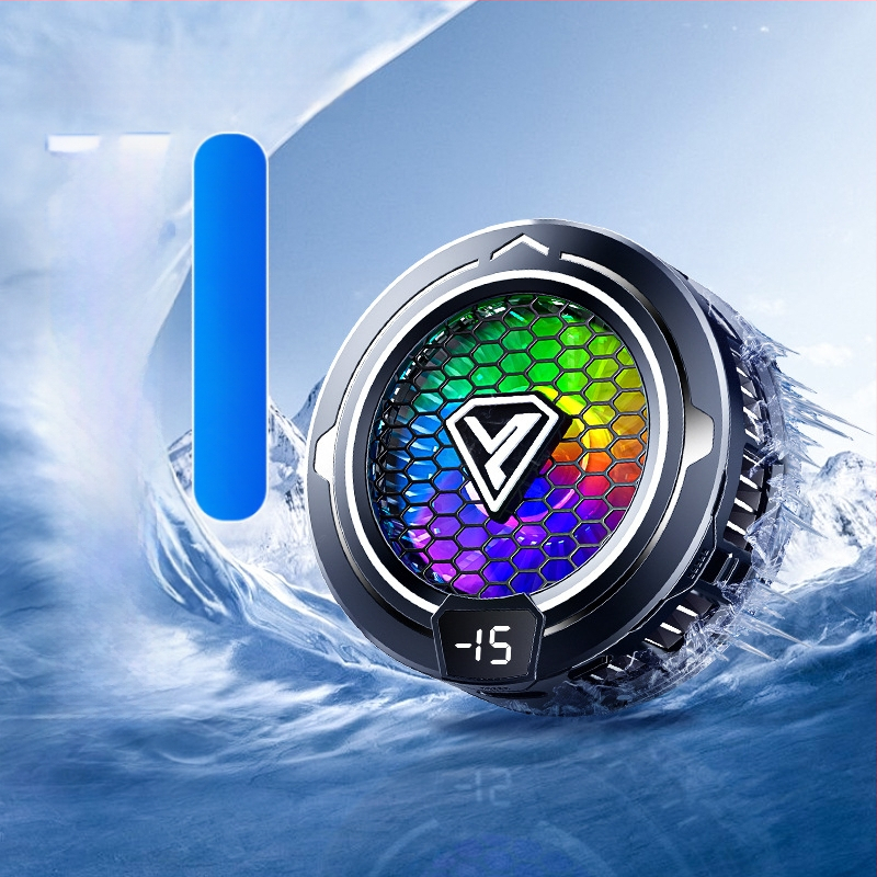 Mobiliojo telefono radiatoriaus puslaidininkinis apledėjimas magnetinis siurbimas skaitmeninis ekranas e. sporto šviesa garsas aušinimo žaidimas išmanusis aušinimo artefaktas SL49