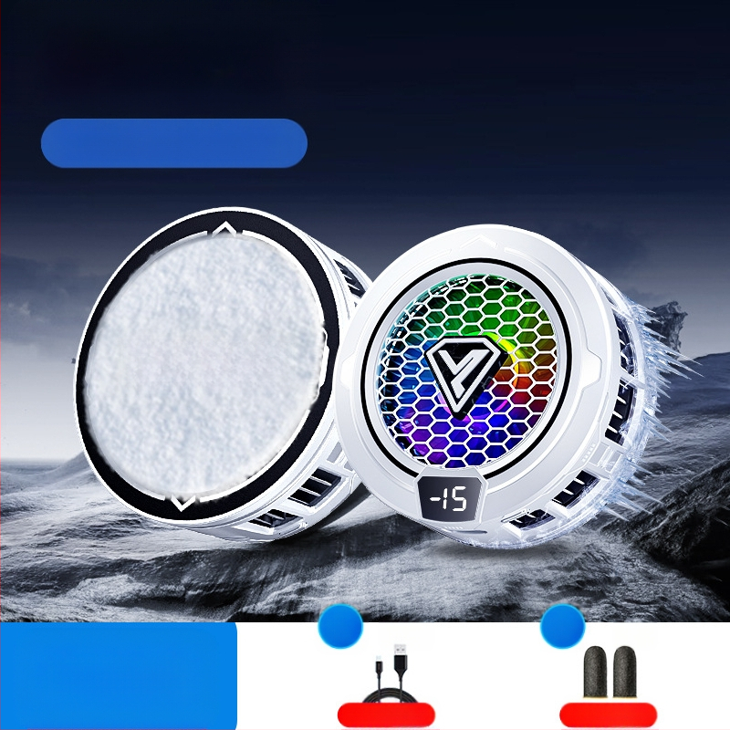 Mobiliojo telefono radiatoriaus puslaidininkinis apledėjimas magnetinis siurbimas skaitmeninis ekranas e. sporto šviesa garsas aušinimo žaidimas išmanusis aušinimo artefaktas SL49