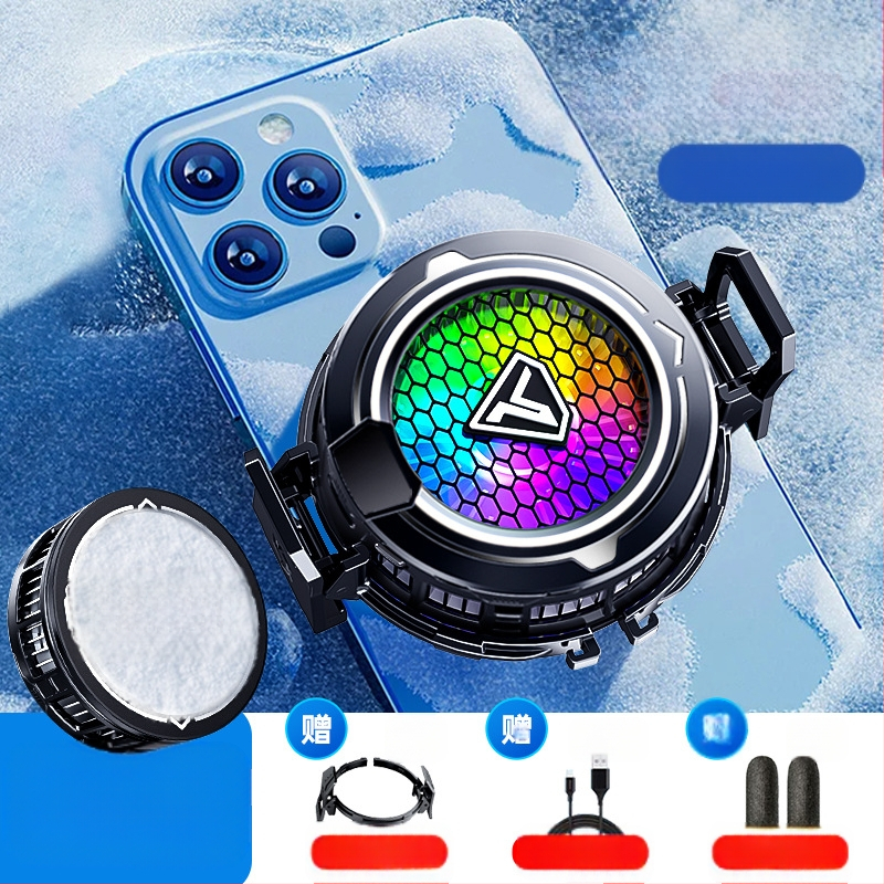 Mobiliojo telefono radiatoriaus puslaidininkinis apledėjimas magnetinis siurbimas skaitmeninis ekranas e. sporto šviesa garsas aušinimo žaidimas išmanusis aušinimo artefaktas SL49