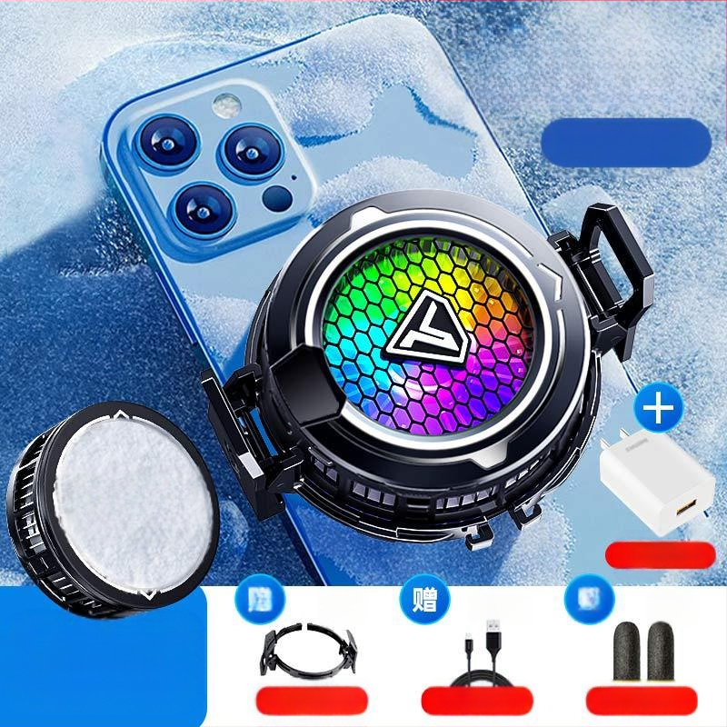 Mobiliojo telefono radiatoriaus puslaidininkinis apledėjimas magnetinis siurbimas skaitmeninis ekranas e. sporto šviesa garsas aušinimo žaidimas išmanusis aušinimo artefaktas SL49