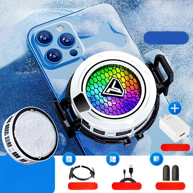 Mobiliojo telefono radiatoriaus puslaidininkinis apledėjimas magnetinis siurbimas skaitmeninis ekranas e. sporto šviesa garsas aušinimo žaidimas išmanusis aušinimo artefaktas SL49