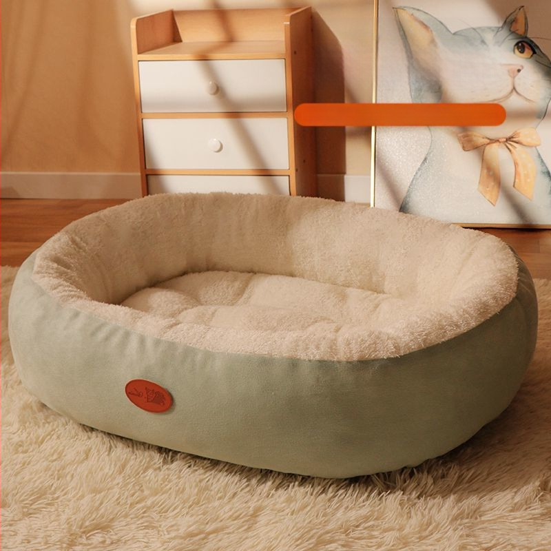 Jesensko-zimsko debelo toplo gnijezdo za kućne ljubimce, prostirka za pse, mačji krevet za velike i male pse, plišani krevet za četiri godišnja doba, univerzalni krevet za kućne ljubimce