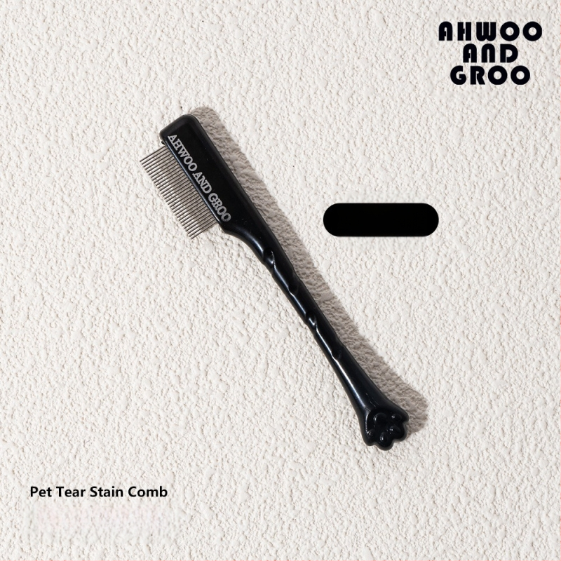 Koera pisarapleki kamm pisarahari väike näokamm lemmikloomade hari silmade puhastushari silmade eritise ilu kass koer bichon frizur